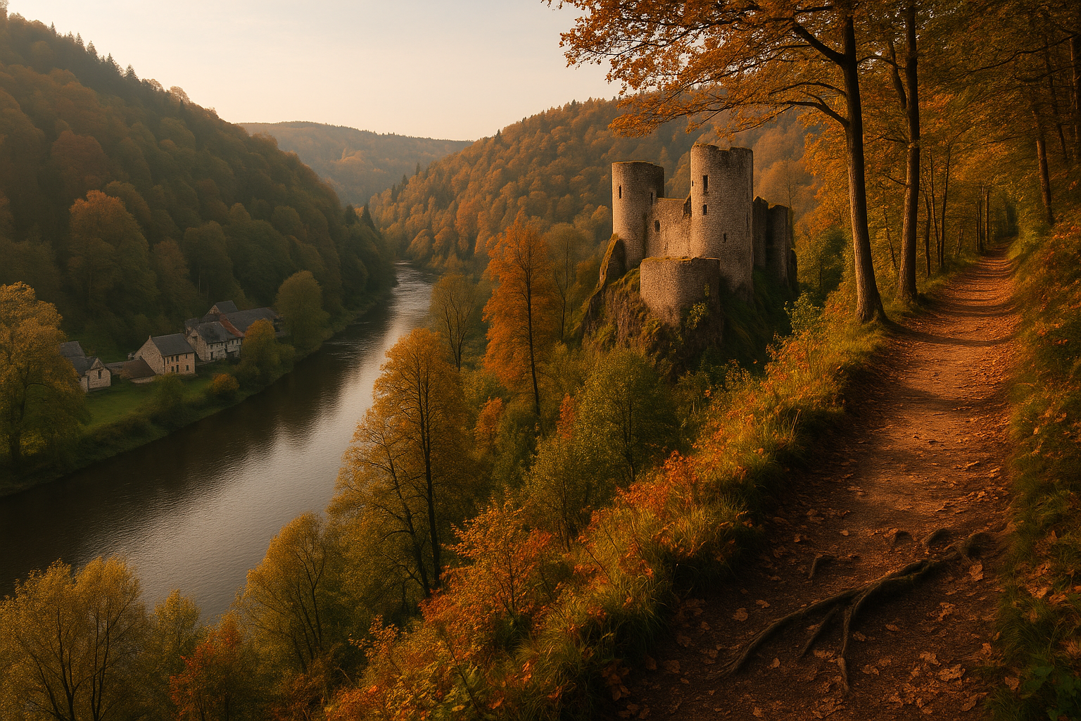 Les sentiers oubliés : randonnées insolites autour de l’Ourthe et l’Aisne